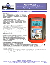 PIE 311 Operating instructions