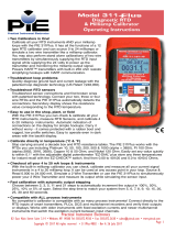 PIE 311Plus Operating instructions