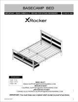 X Rocker Basecamp Full Gaming Bed User manual