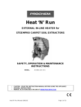 Prochem Heat’N’Run Owner's manual