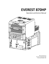Prochem Everest 870HP Owner's manual