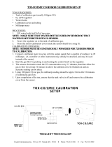 Toxalert ToxCO/1/M/C Calibration Procedures