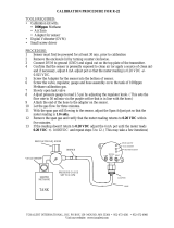 Toxalert R22 Calibration Procedures