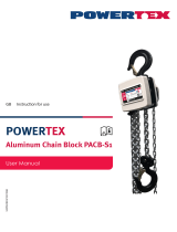 POWERTEX PACB-S1 User manual