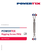 POWERTEX PRSJ User manual