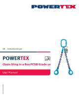 POWERTEX Chain Sling G10 User manual