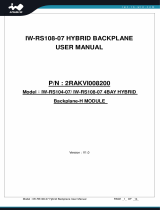 InWin IW-RS108-07 Bottom Layer Backplane User manual