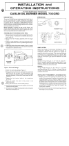 Carlin Combustion Technology 702 Installation guide