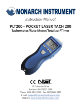 MONARCH INSTRUMENT PLT200 Pocket Laser Tachometer Owner's manual