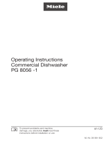 Miele PG 8056-1 U Operating instructions