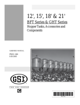 Cumberland 12', 15', 18' and 21' Bulk Feed Tank Series and Grain Hopper Tank Series Owner's manual