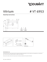 Duravit VT6953 N/O Mounting Instruction