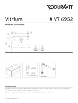 Duravit VT6952 O Mounting Instruction