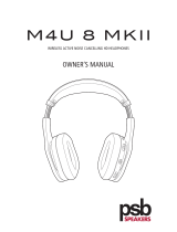 PSB Speakers M4U 8 MKII User manual