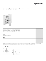 Duravit MH4210012 Specification Manual
