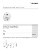 Duravit CE5210012 Specification Manual