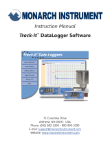 MONARCH INSTRUMENT Track-It™ Vacuum/Temperature Data Logger Owner's manual