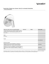 Duravit N14210010 Specification Manual