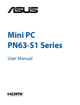 Asus Mini PC PN63-S1 User manual