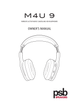 PSB Speakers M4U 9 User manual