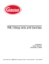 Cumberland 4801-1022 - PVR-2 Relay Units Owner's manual