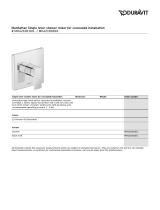 Duravit MH4210010 Specification Manual