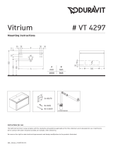 Duravit VT4297 N/O Mounting Instruction
