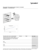 Duravit TH4200007 Specification Manual
