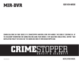 CrimeStopper MIR-DVR User guide