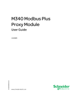 Schneider Electric TCSEGDB23F24FA / FK M340 Modbus Plus Proxy Module User manual