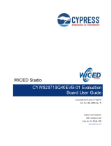 Infineon CYW920719Q40EVB-01 Operating instructions