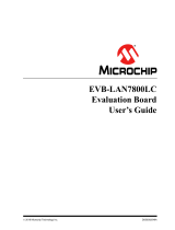 MICROCHIP EVB-LAN7800LC-1 Operating instructions