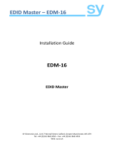 SY Electronics SY-EDID MASTER Operating instructions