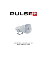 PULSE PLUS PHV15 Operating instructions
