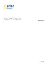 Lattice Semiconductor PACPOWR605-P-EVN Operating instructions