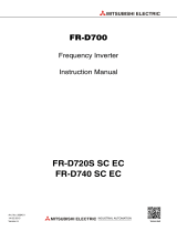 Mitsubishi FR-D740-080SC-EC User manual