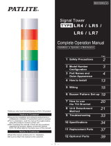 PATLITE (U.S.A.) LR4-302LJBW-RYG Operating instructions