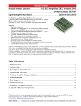 maxon motor 367661 Operating instructions