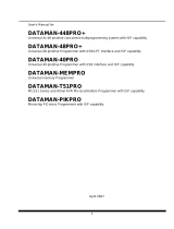 Dataman DATAMAN-PIKPRO Operating instructions