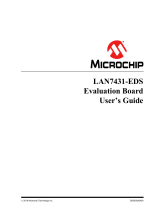 MICROCHIP EVB-LAN7431-EDS Operating instructions