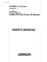 OMRON INDUSTRIAL AUTOMATION CJ2M-MD212 Operating instructions