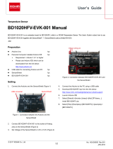 Rohm BD1020HFV-EVK-001 Operating instructions