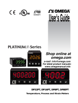 Omega DP32Pt, DP16Pt, DP8Pt User manual