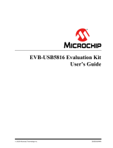 MICROCHIP EVB-USB5816 Operating instructions