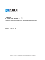 Nordic Semiconductor NRF51-DK Operating instructions