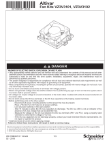 Schneider Electric Fan: VZ3V3101, VZ3V3102 Operating instructions