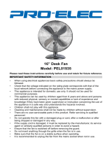 PRO ELEC PEL01935 Operating instructions