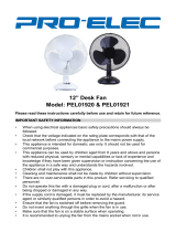 PRO ELEC PEL01921-EU Operating instructions