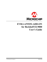 Microchip Technology EVB-LAN9252-ADD-ON User manual