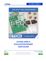 TDK EV1404-3300-A Operating instructions